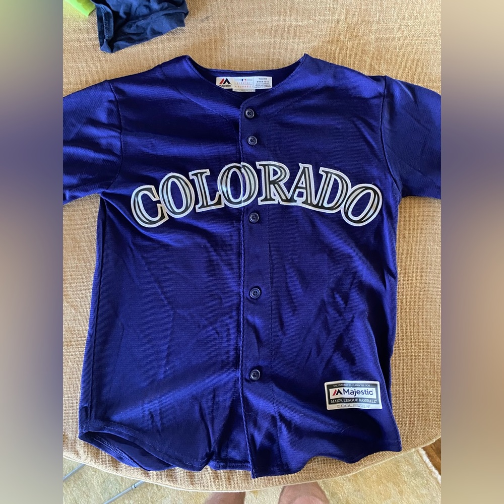 Kids Medium Colorado Rockies Troy Tulowitzki Jersey